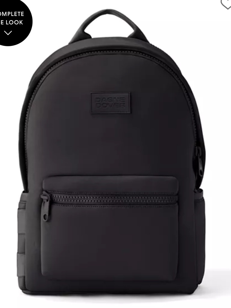 Dagne Dover Dakota Large Black Onyx Unisex Backpack $250
